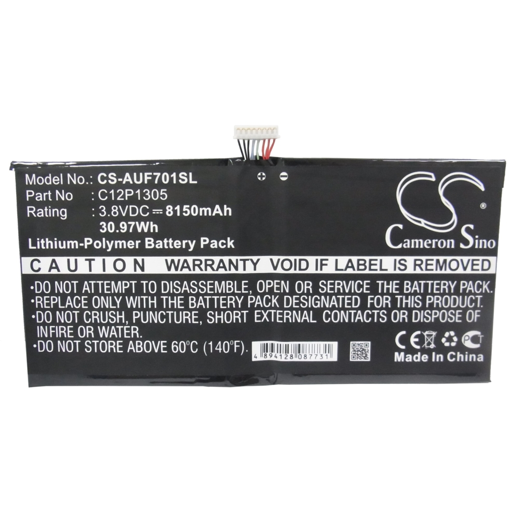 Kompatibilis akkumulátor csere Asus C12P1305