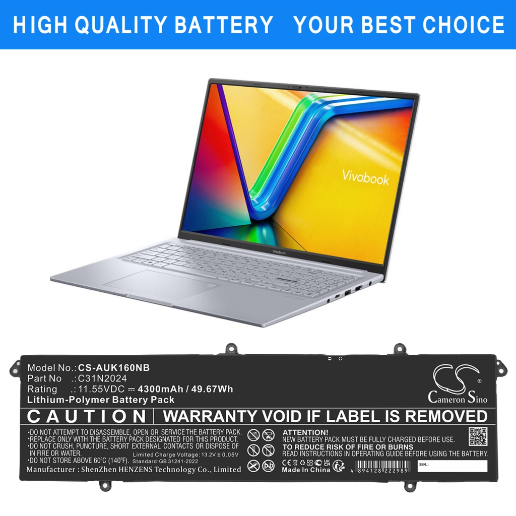 Asus Vivobook 16X K3605ZV