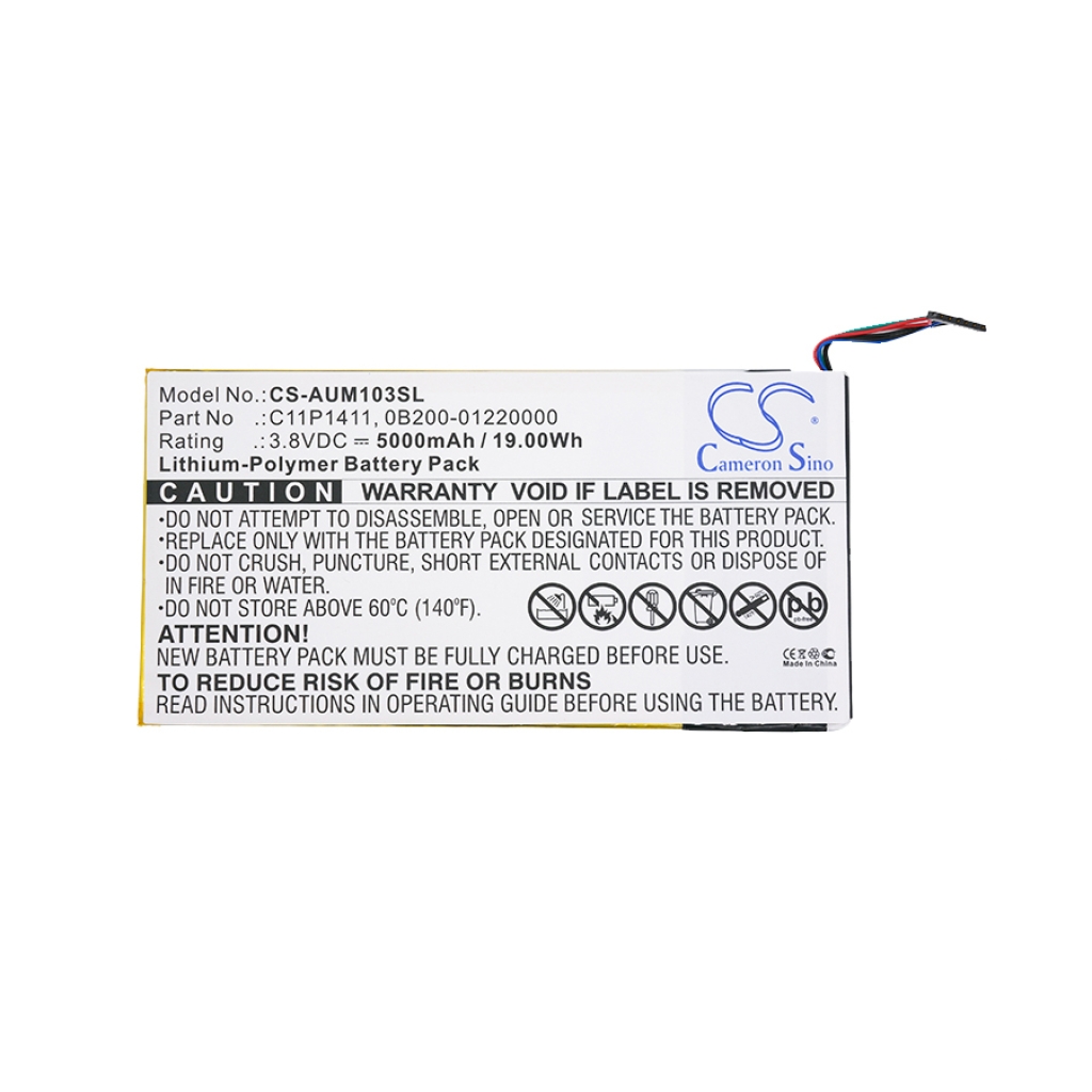 Kompatibilis akkumulátor csere Asus 0B200-01220000,C11P1411