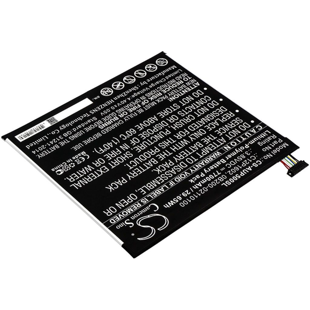 Kompatibilis akkumulátor csere Asus 0B200-02110100,C12P1602