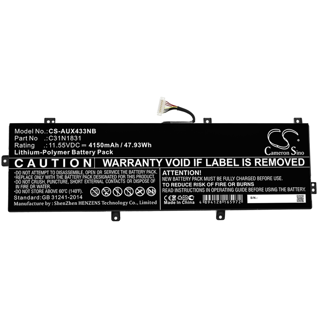 Laptop akkumulátorok Asus ZenBook 14 UX433FA-A5232R