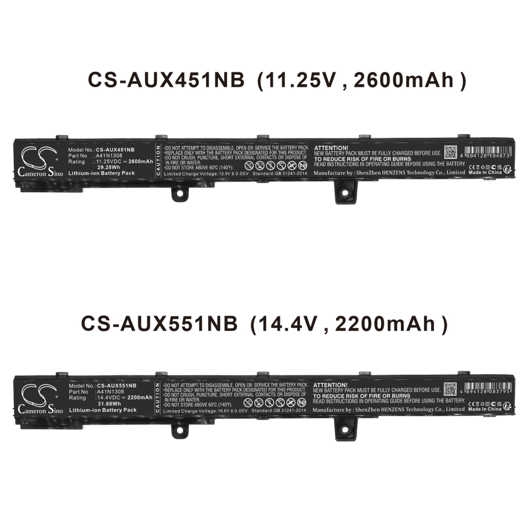 Notebook battery Asus X551CA-SX119H