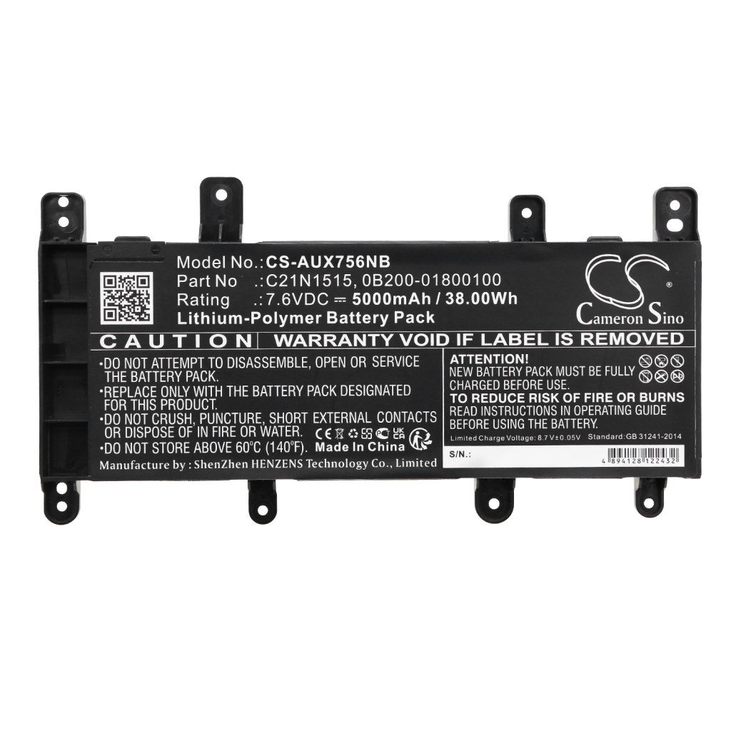 Asus F756UX-T7014T
