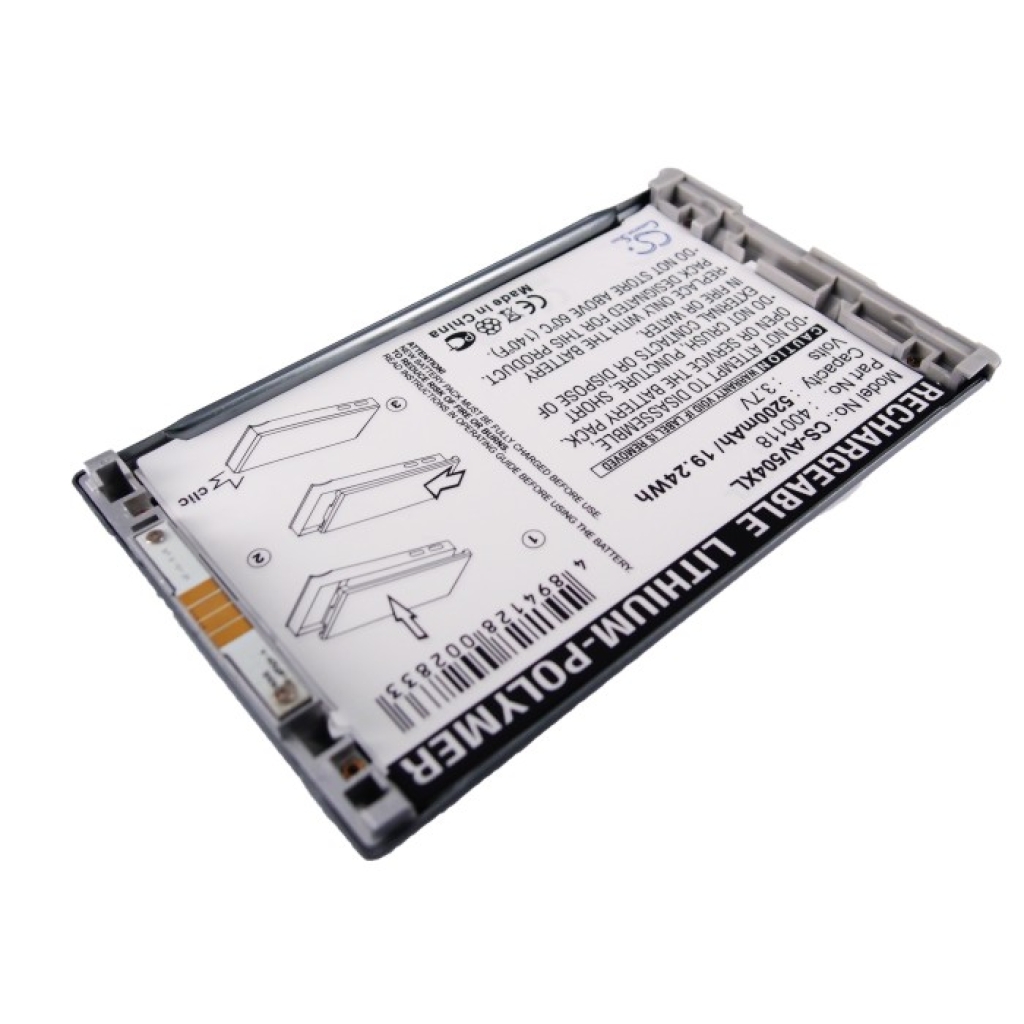 Akkumulátor kompatibilis a következőkkel Archos CS-AV504XL