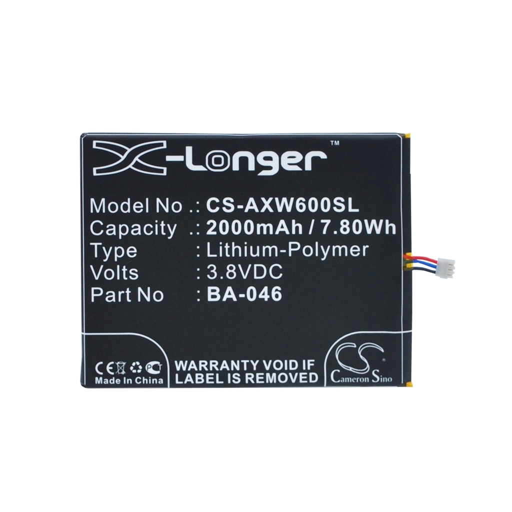 Battery compatible with Aux