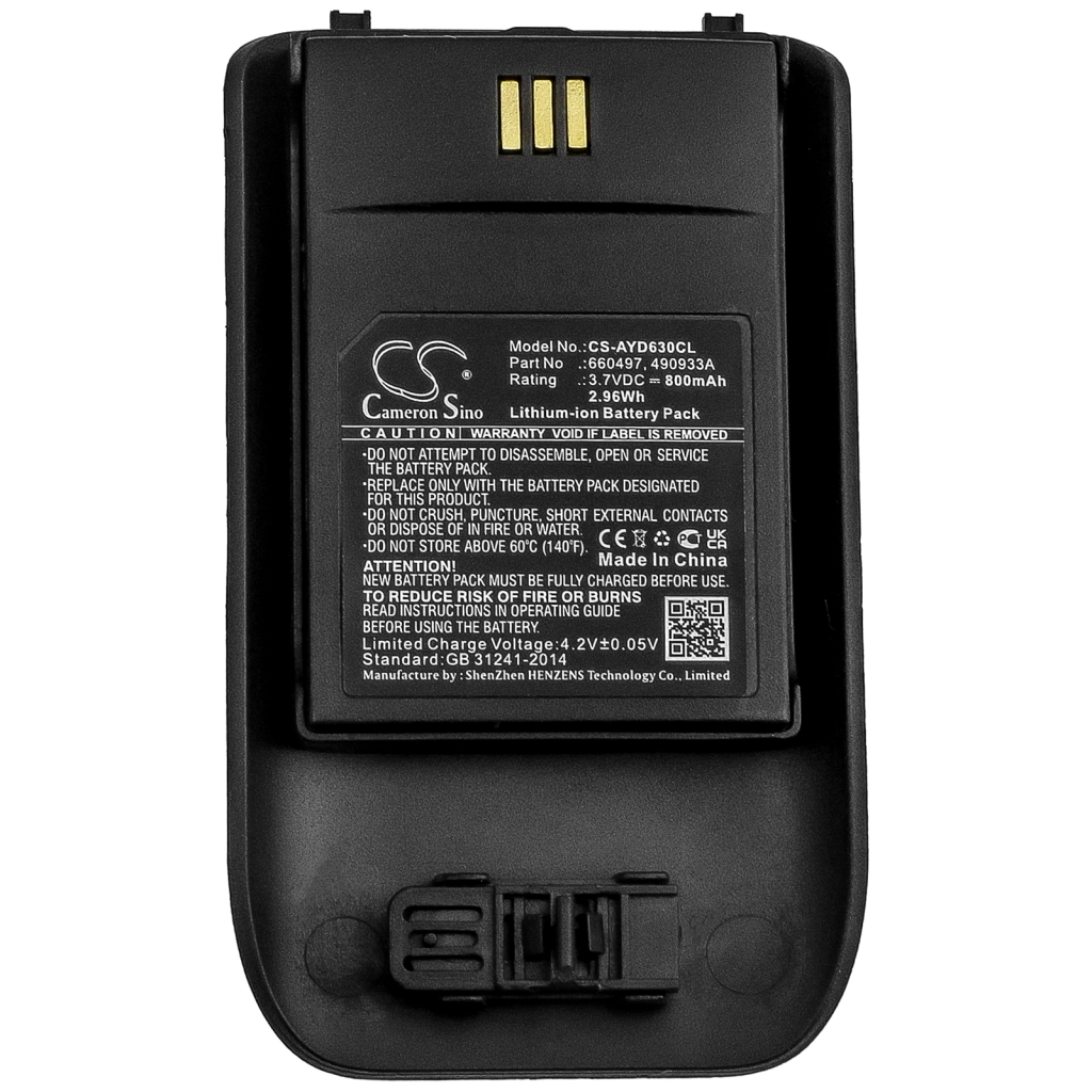 Kompatibilis akkumulátor csere ASCOM 490933A,660497