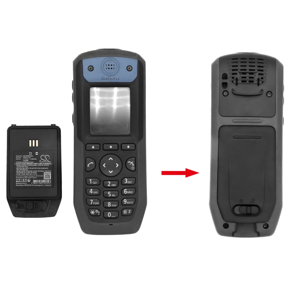 Kompatibilis akkumulátor csere Avaya 1220187,660273/1B