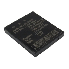 Kompatibilis akkumulátor csere Panasonic CGA-S004,CGA-S004A,CGA-S004A/1B,CGA-S004E/1B,DMW-BCB7