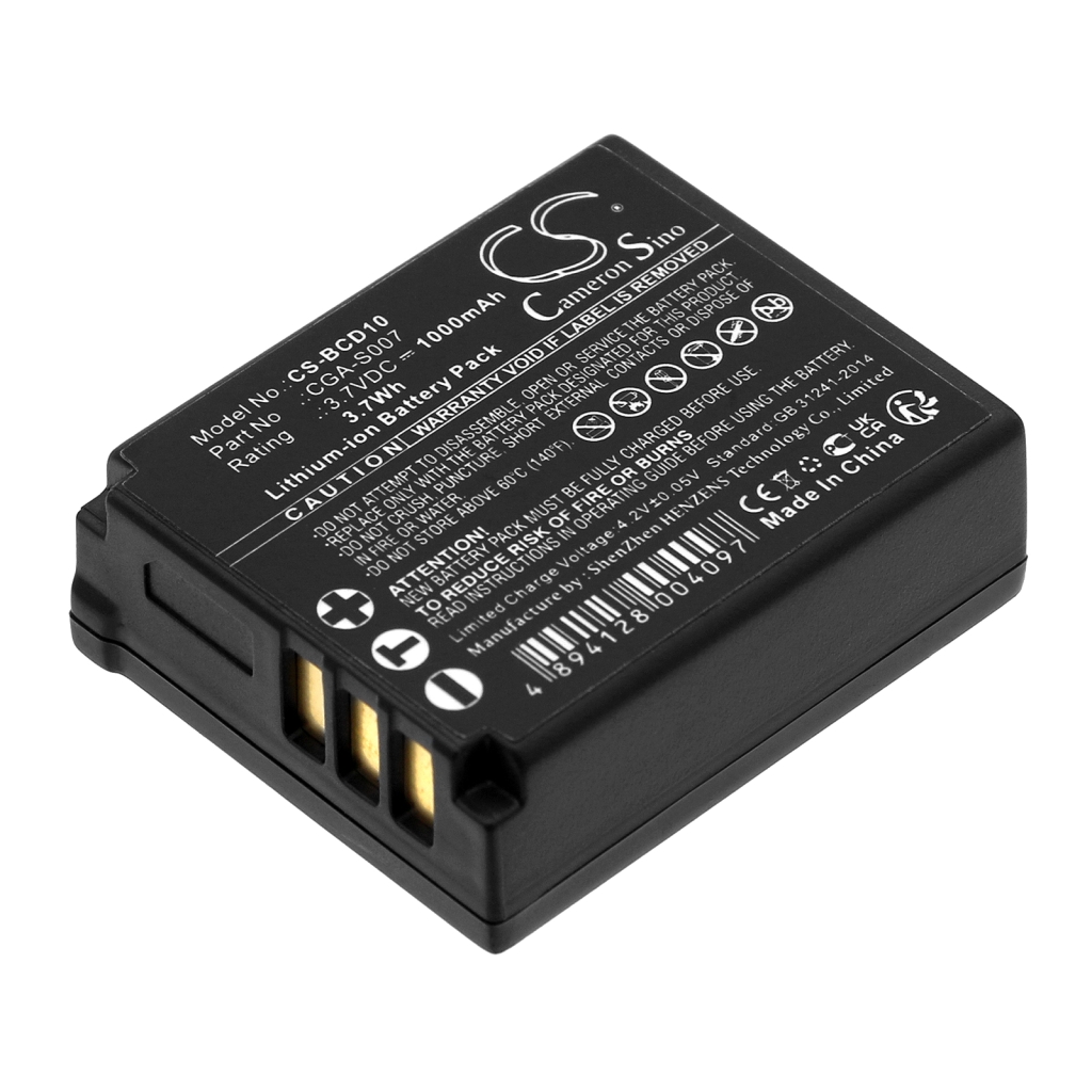 Akkumulátorok Fényképezőgép akkumulátorok CS-BCD10