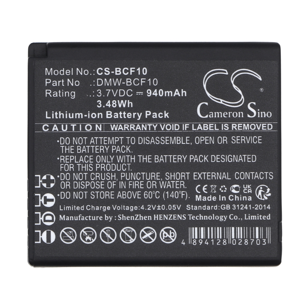 Camera Battery Panasonic Lumix DMC-F2S