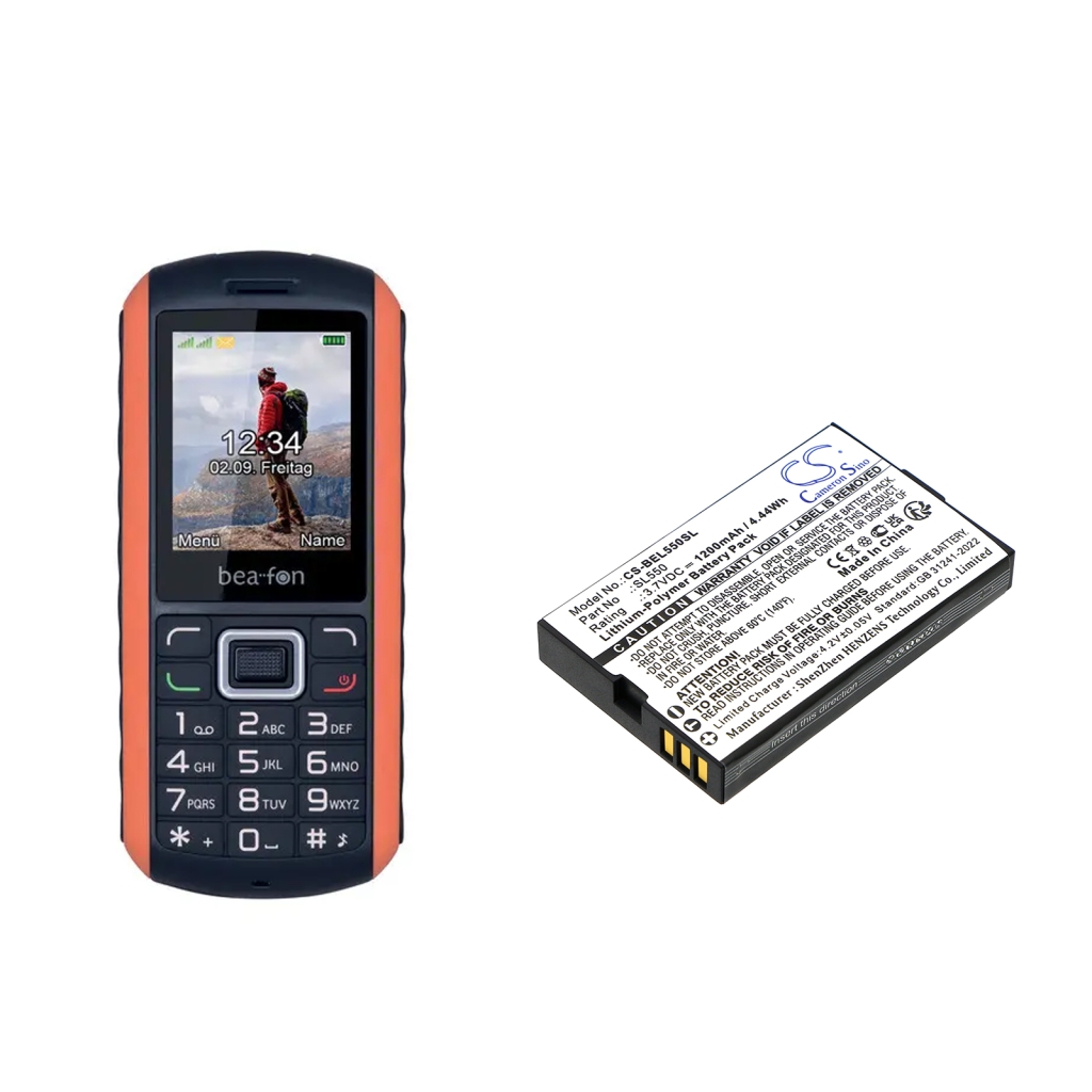 Mobiltelefon akkumulátorok Bea-fon CS-BEL550SL