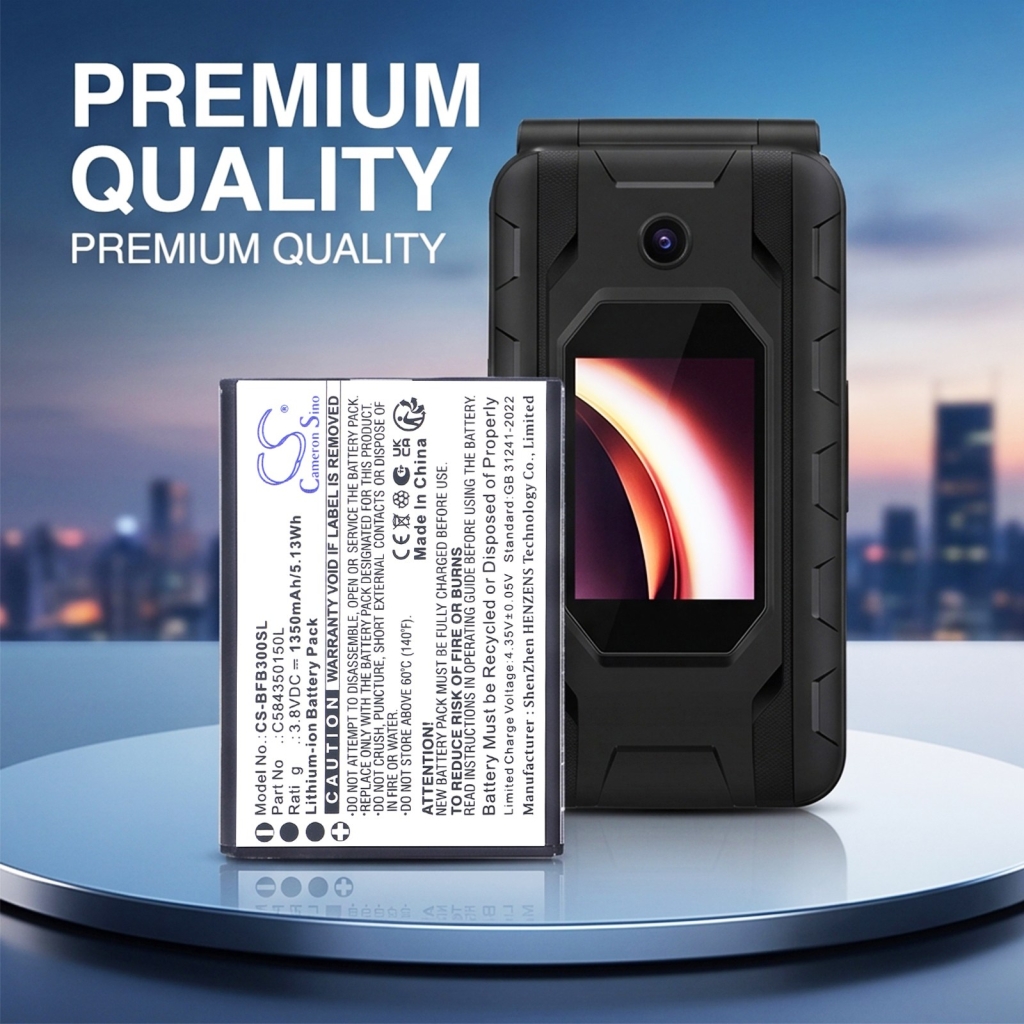 Battery compatible with BLU