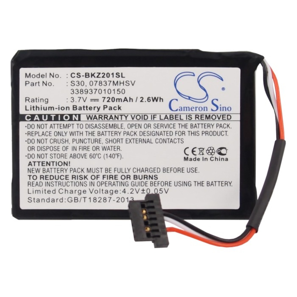 Akkumulátorok a navigációhoz (GPS) Becker Traffic Assist Z203 (CS-BKZ201SL)