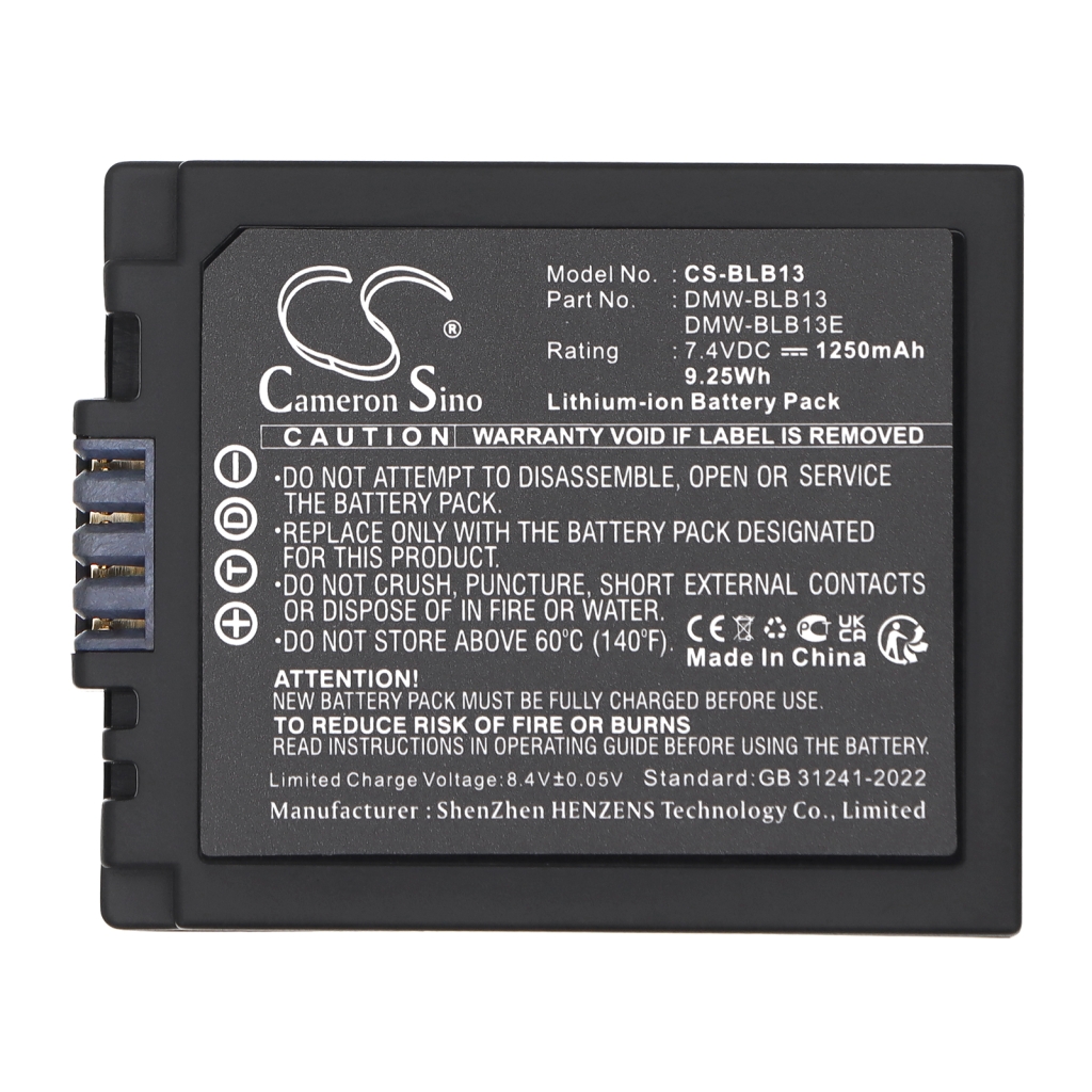 Battery for Panasonic Lumix DMC-G2R