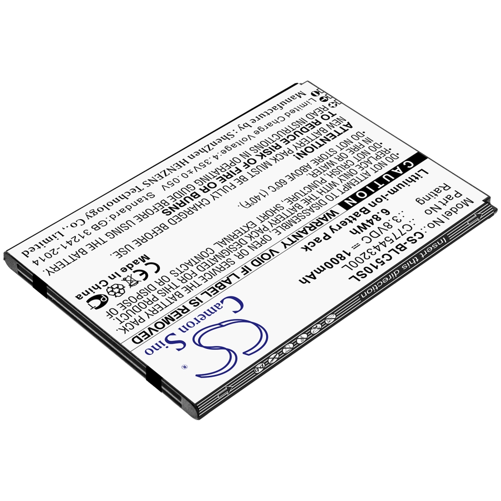 Kompatibilis akkumulátor csere BLU C775443200L