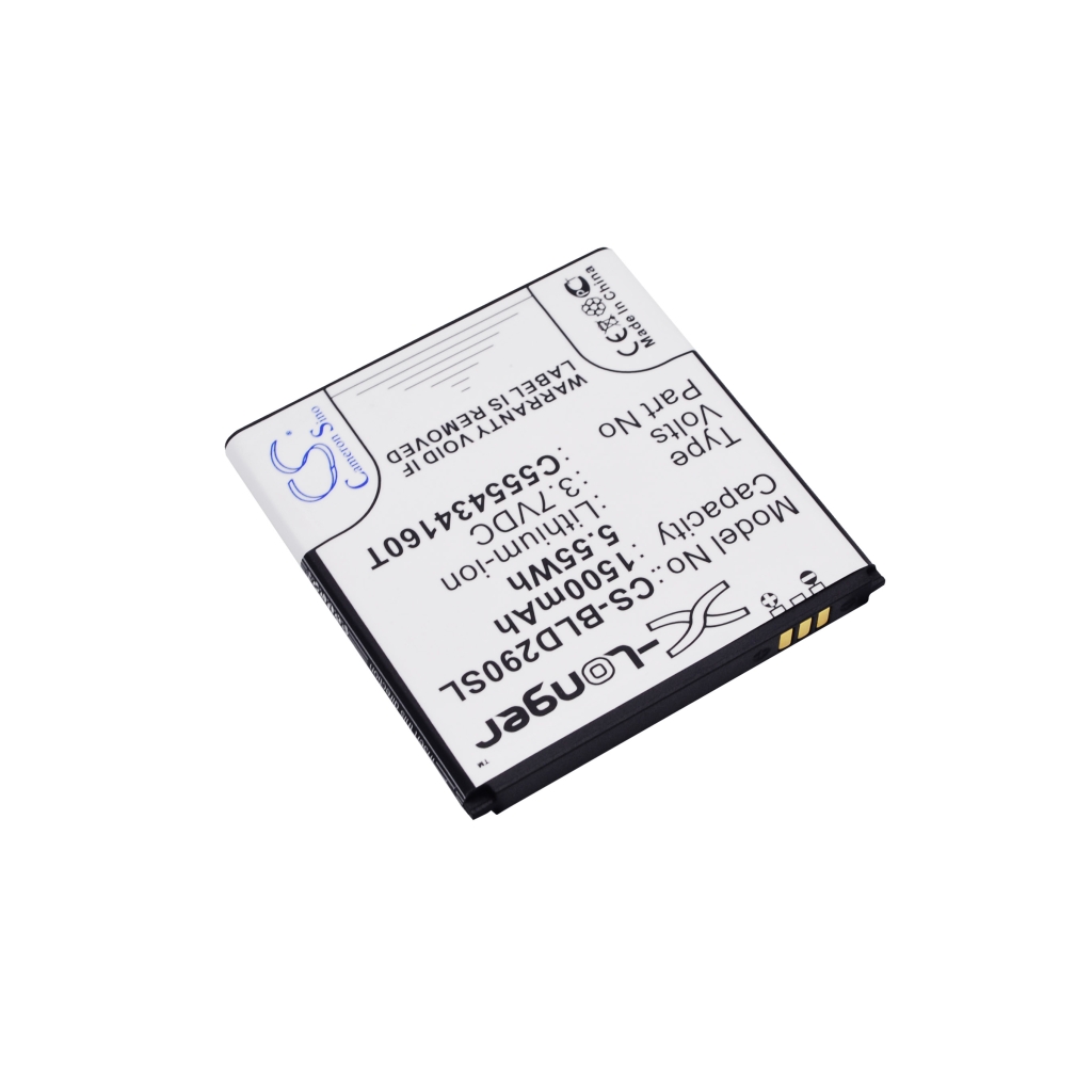 Akkumulátor kompatibilis a következőkkel BLU CS-BLD290SL