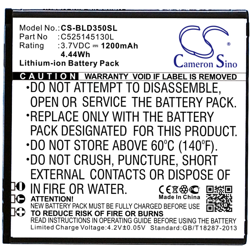 Kompatibilis akkumulátor csere BLU C525145130L,C535143130T