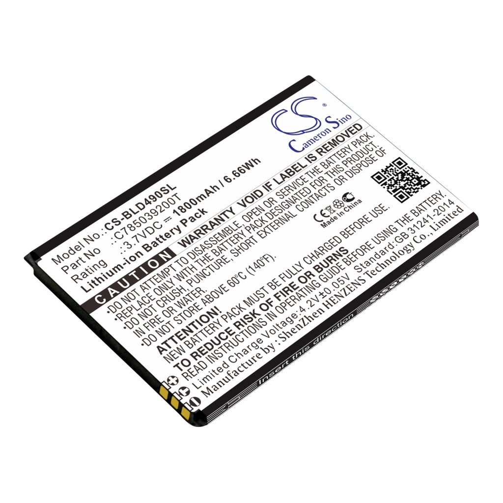 Kompatibilis akkumulátor csere BLU C785039200T