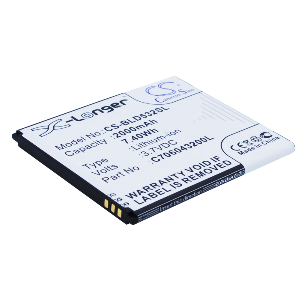 Kompatibilis akkumulátor csere BLU C706043200L,C706043200T