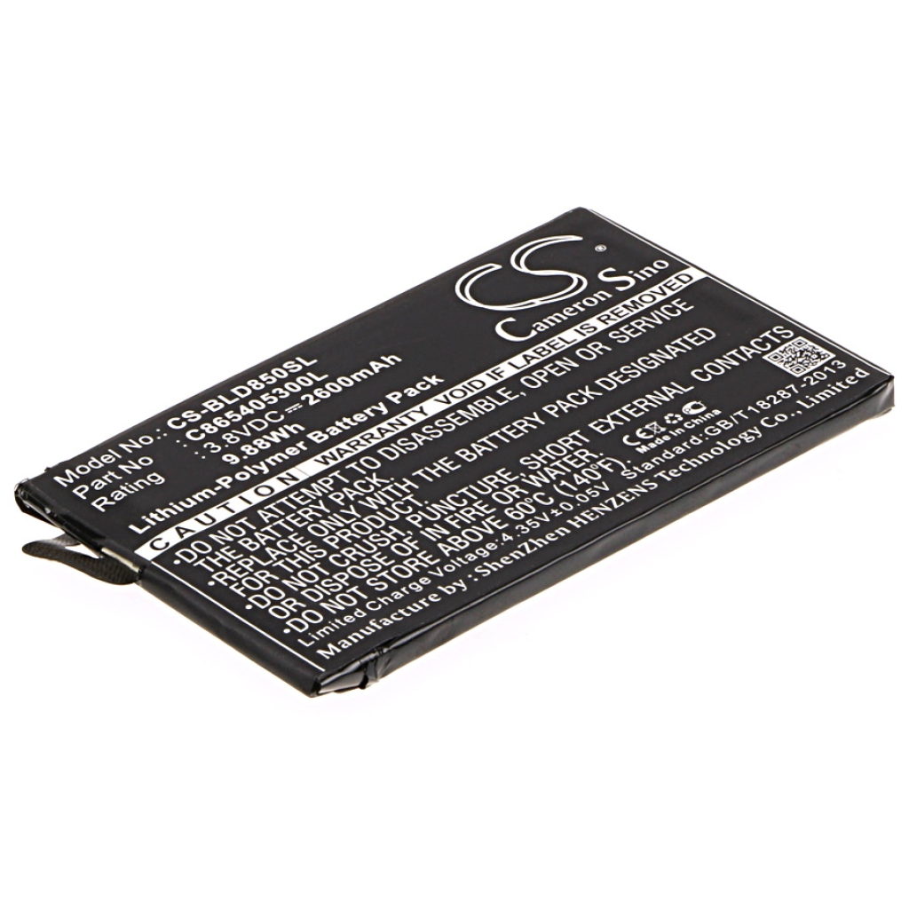 Kompatibilis akkumulátor csere BLU C865405300L,SL1805A