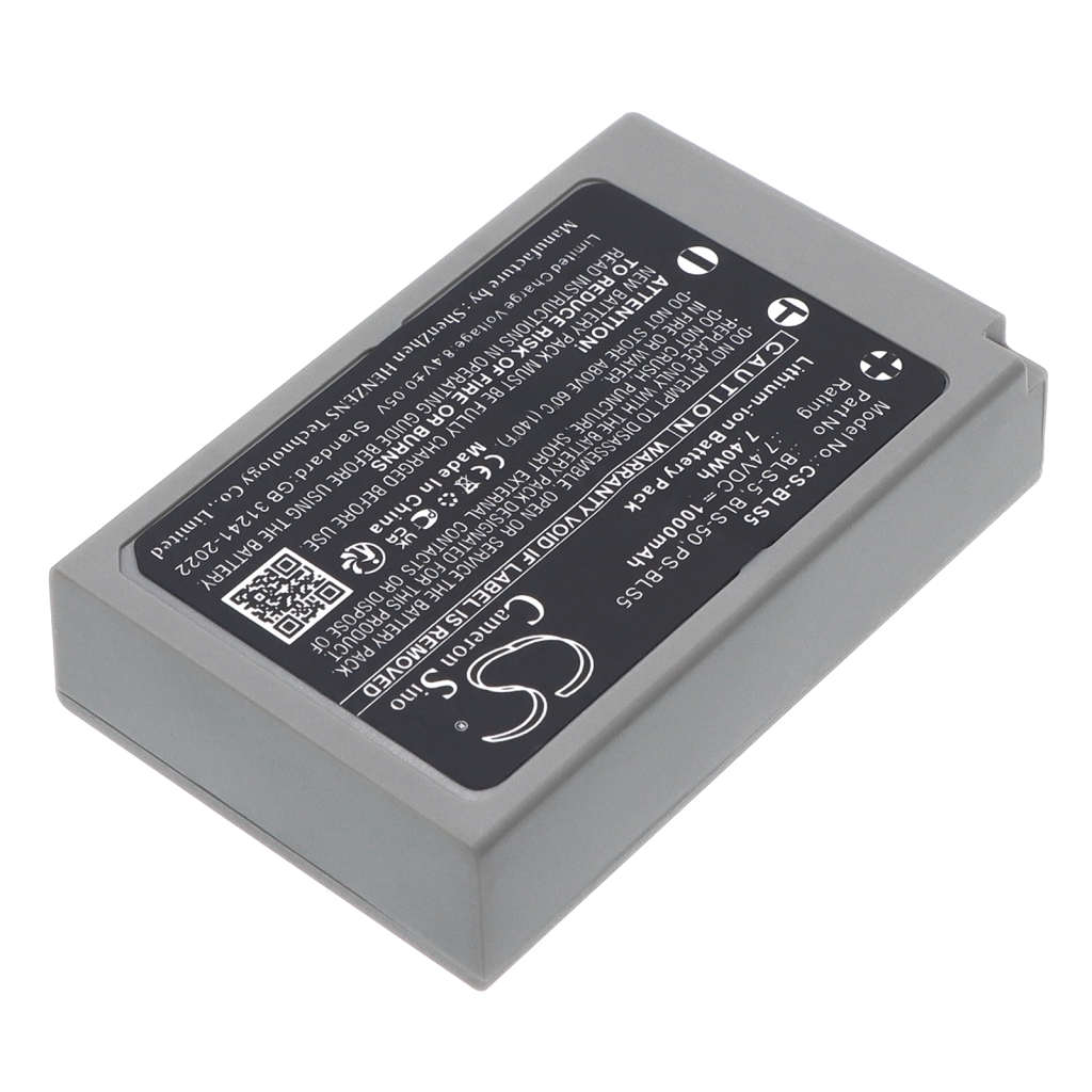 Akkumulátor kompatibilis a következőkkel Olympus CS-BLS5
