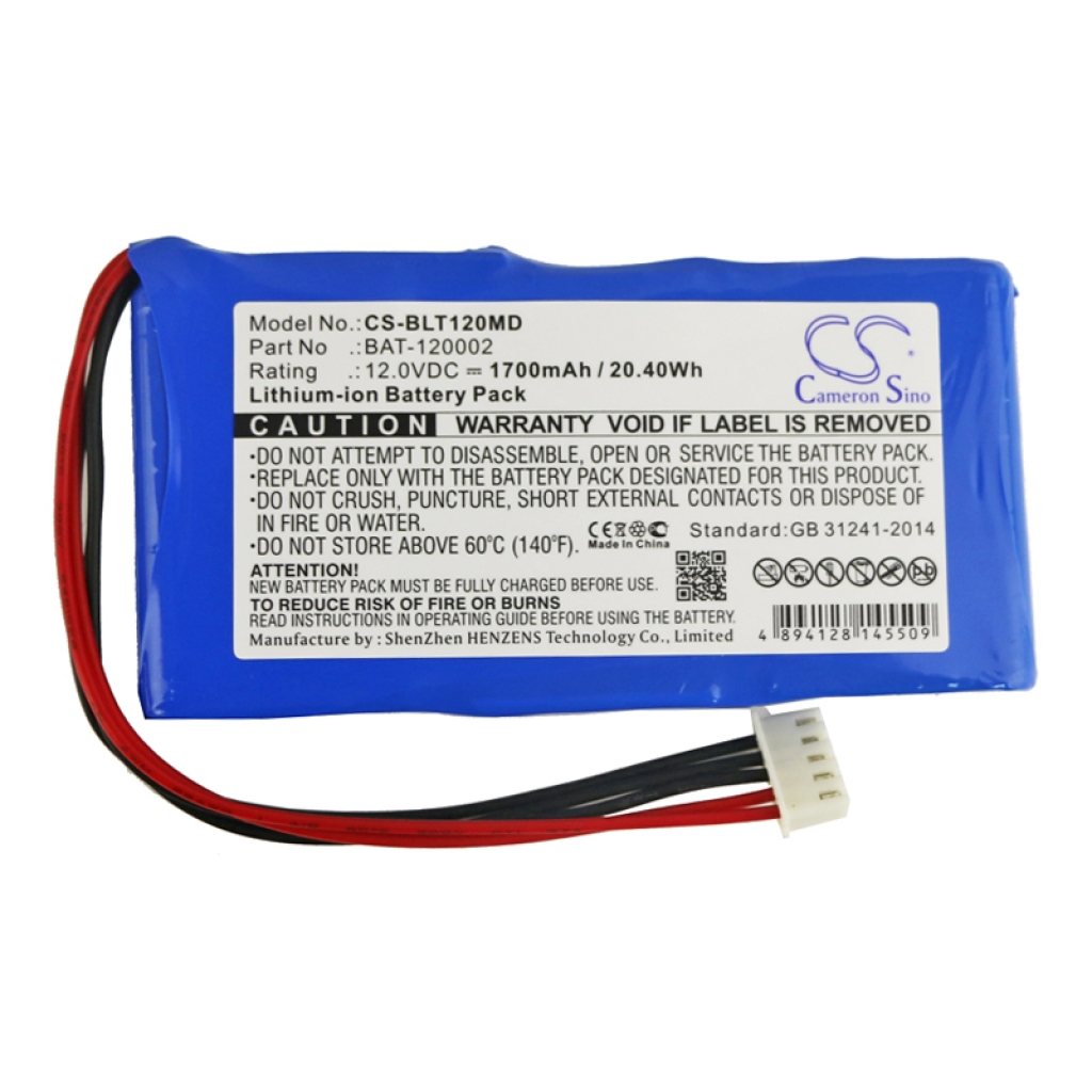 Akkumulátorok orvostechnikai eszközökhöz Biolight BLT-1203A (CS-BLT120MD)