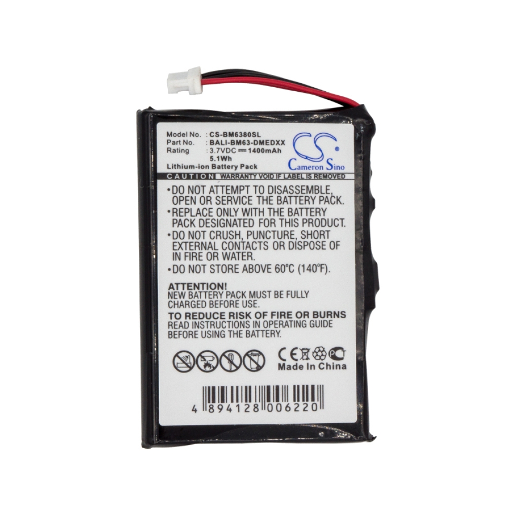 Akkumulátorok a navigációhoz (GPS) BlueMedia BM-6380 (CS-BM6380SL)
