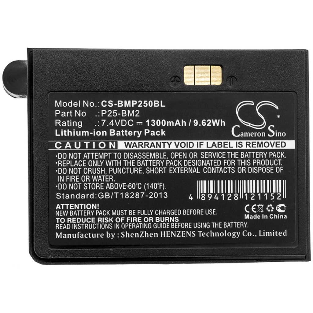 Akkumulátorok fizetési terminálokhoz Blue P25MFI (CS-BMP250BL)