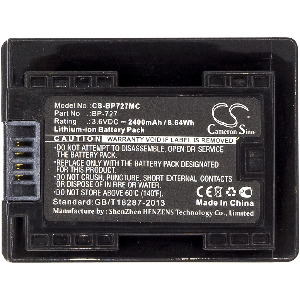 Fényképezőgép akkumulátorok Canon IXIA HF R306