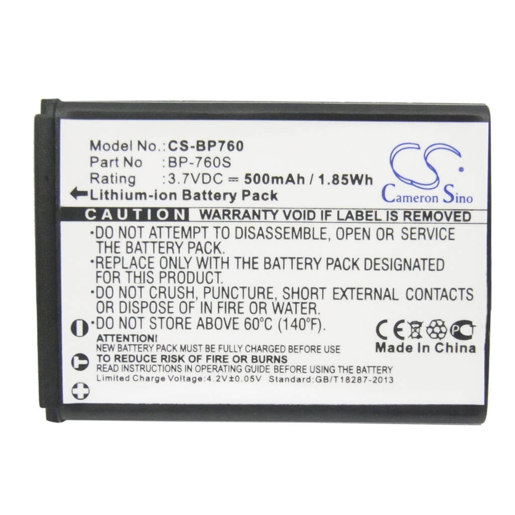 CS-BP760 Cameron Sino Technology logo and barcode