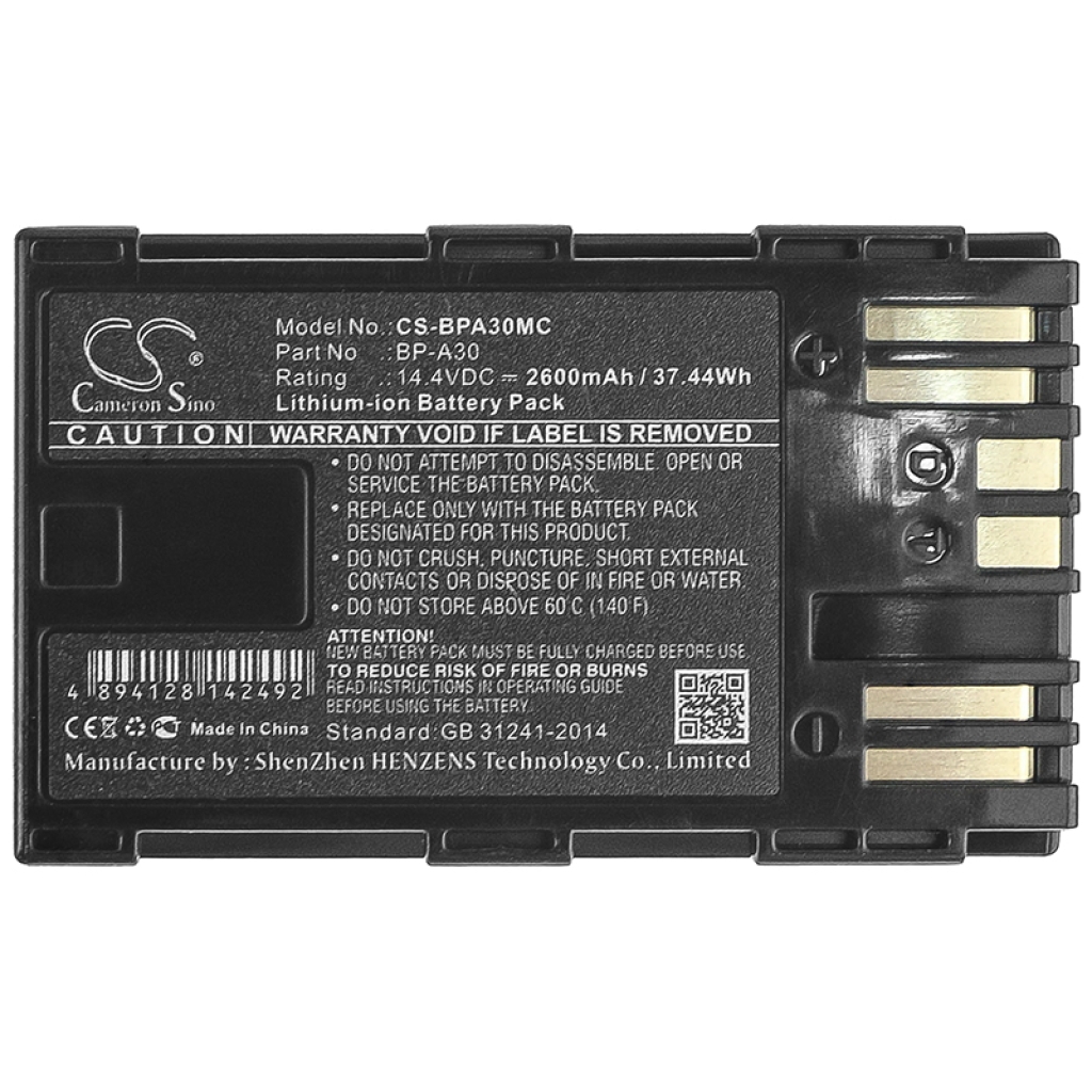 Kompatibilis akkumulátor csere Canon BP-A30