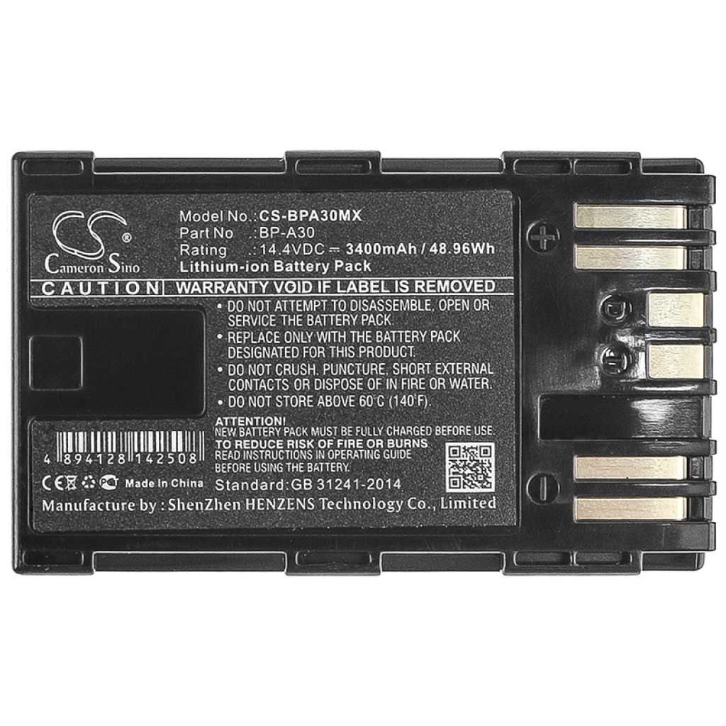 Kompatibilis akkumulátor csere Canon BP-A30