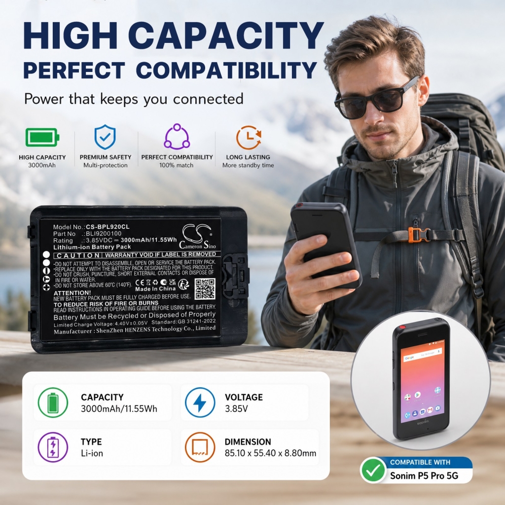 Battery for Spectralink Versity 9240