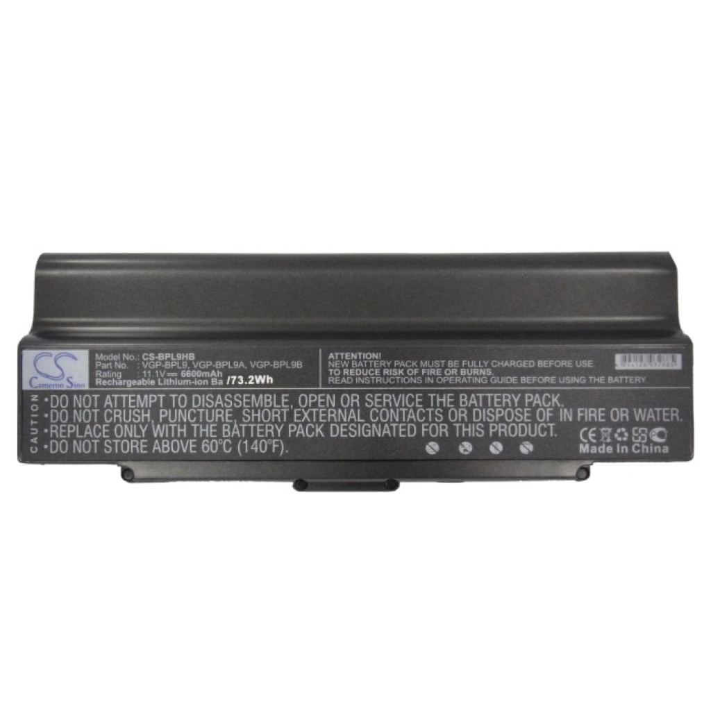 Notebook battery Sony VAIO VGN-CR4000 CTO