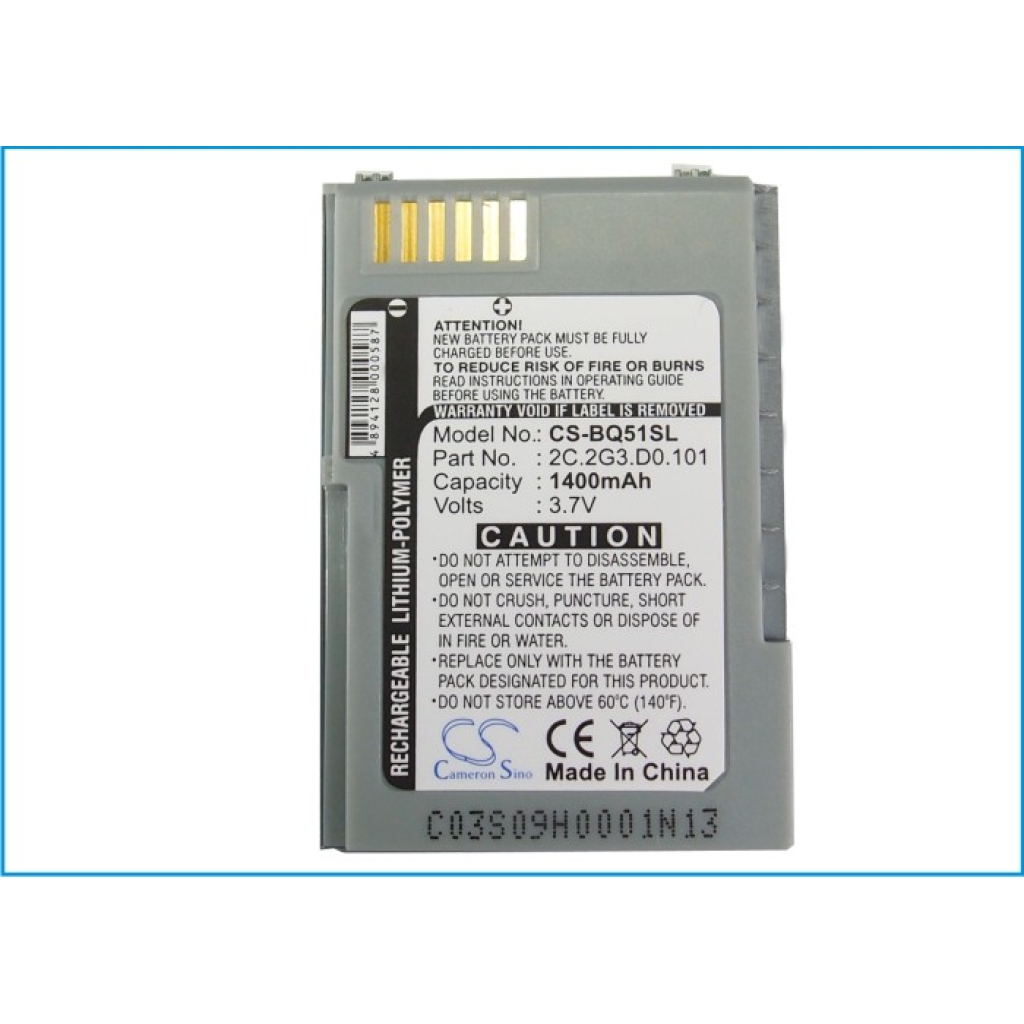 Kompatibilis akkumulátor csere BenQ 2C.2G3.D0.101