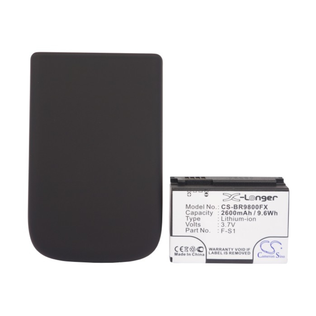 Akkumulátor kompatibilis a következőkkel Blackberry CS-BR9800FX