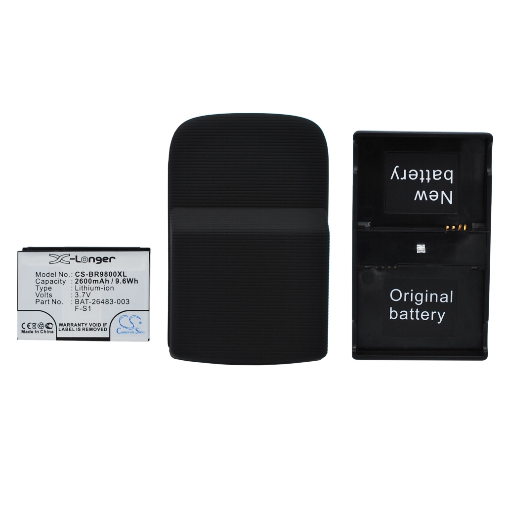 Akkumulátor kompatibilis a következőkkel Blackberry CS-BR9800XL