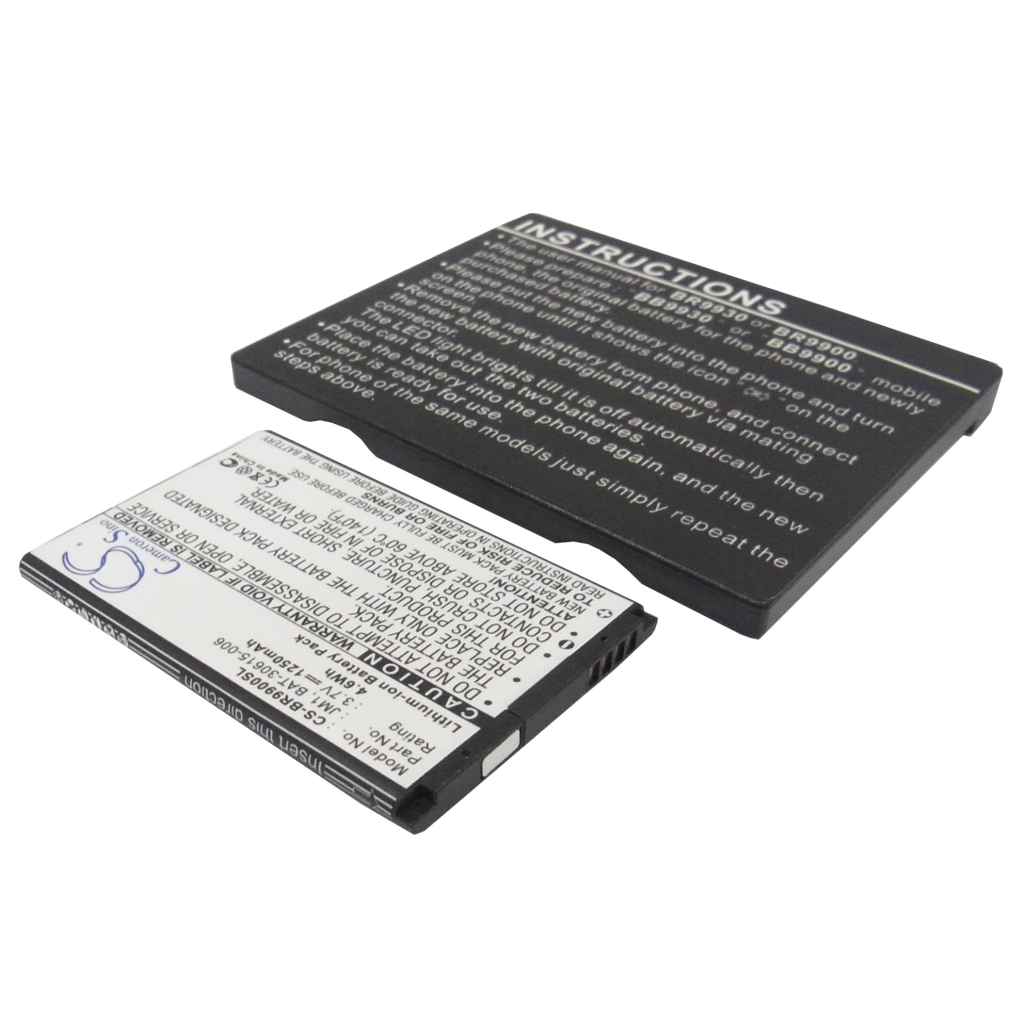 Akkumulátor kompatibilis a következőkkel Blackberry CS-BR9900SL