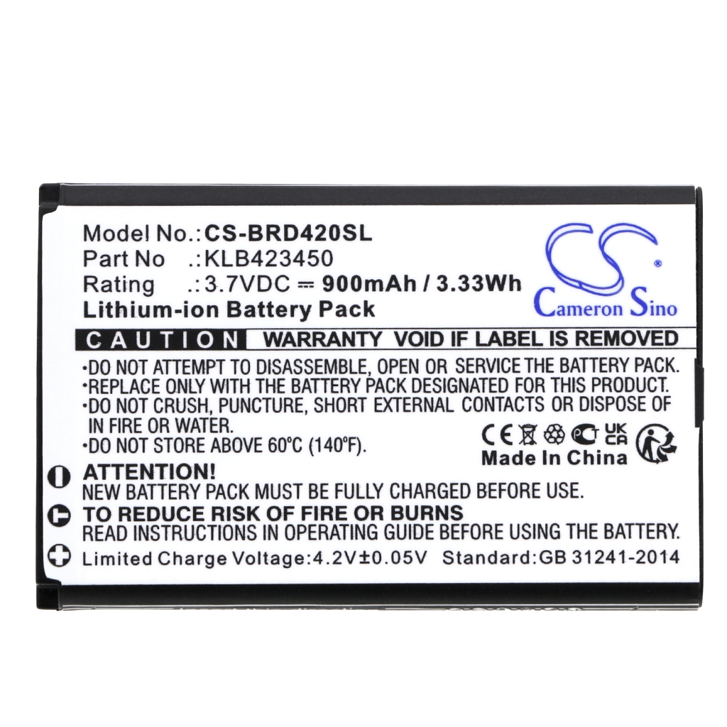 Kompatibilis akkumulátor csere Brondi KLB423450