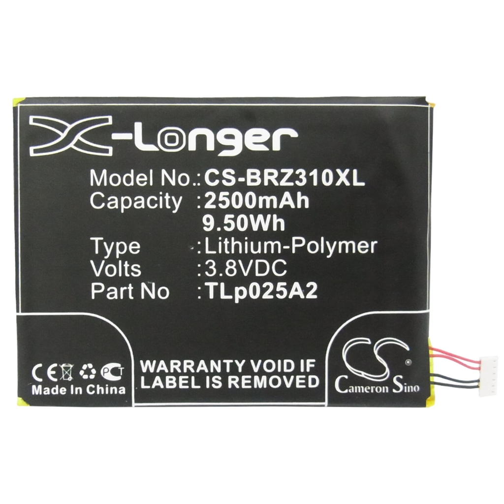 Kompatibilis akkumulátor csere BlackBerry FIH435573,TLP025A2