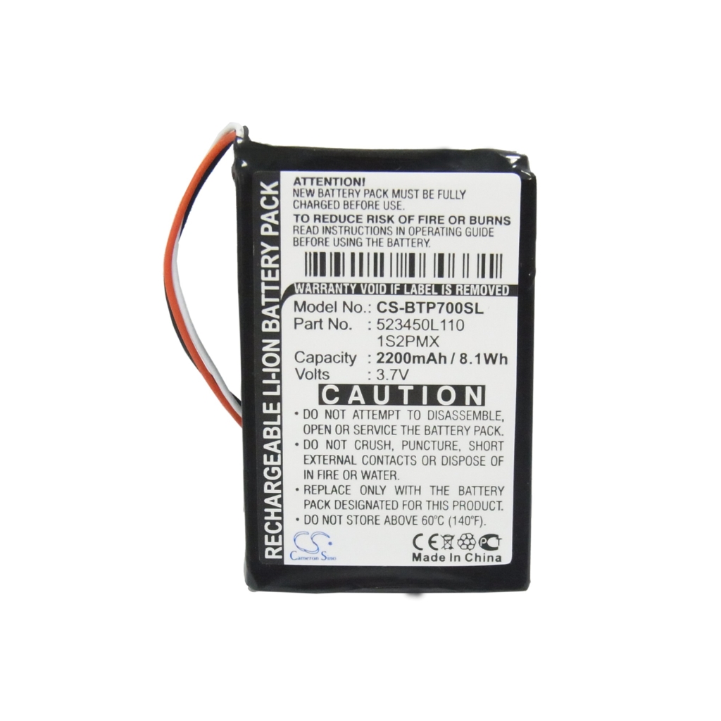 Akkumulátorok a navigációhoz (GPS) Blaupunkt TravelPilot 700 (CS-BTP700SL)
