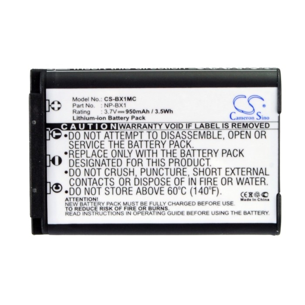 Kompatibilis akkumulátor csere Sony NP-BX1