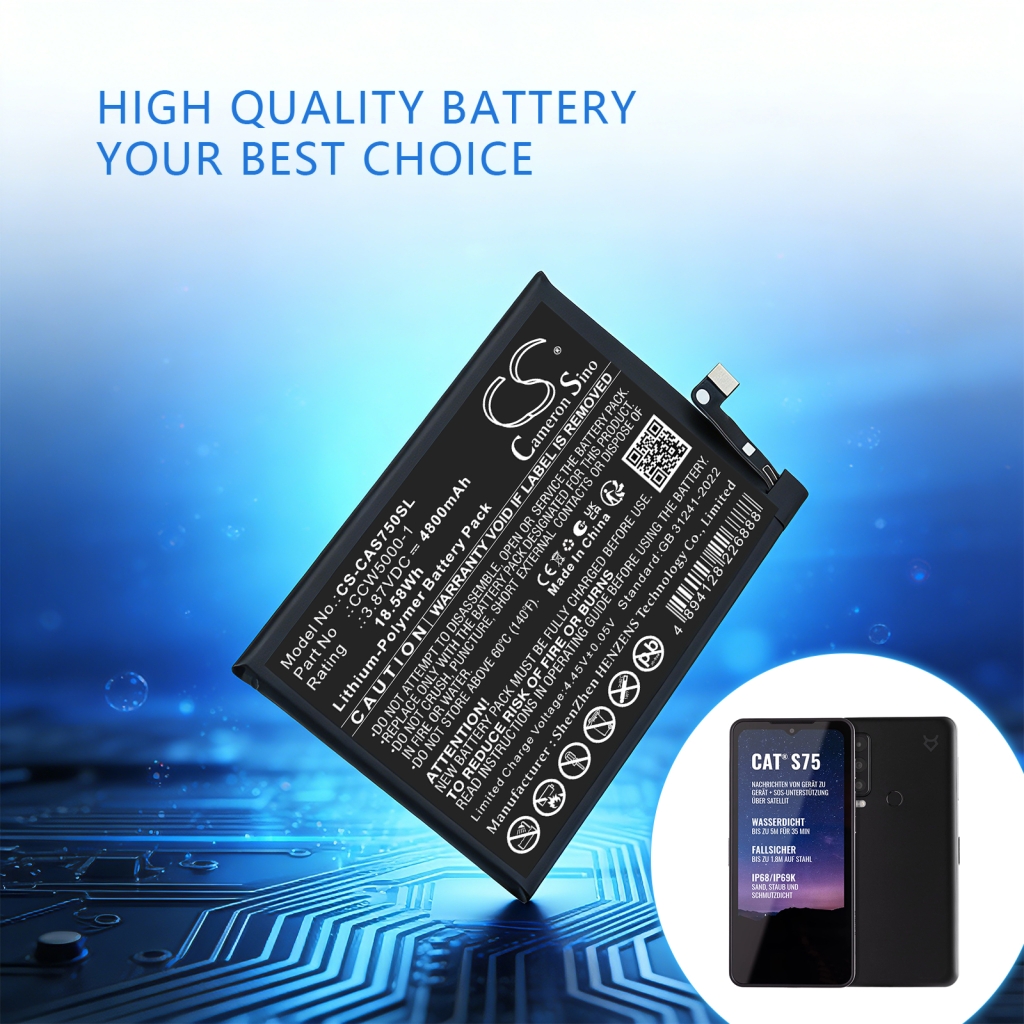 Battery compatible with CAT