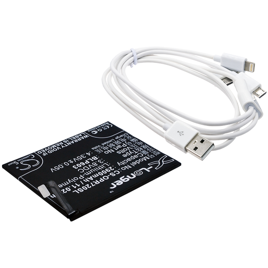 Akkumulátorok orvostechnikai eszközökhöz Oppo R7ST (CS-CB020)