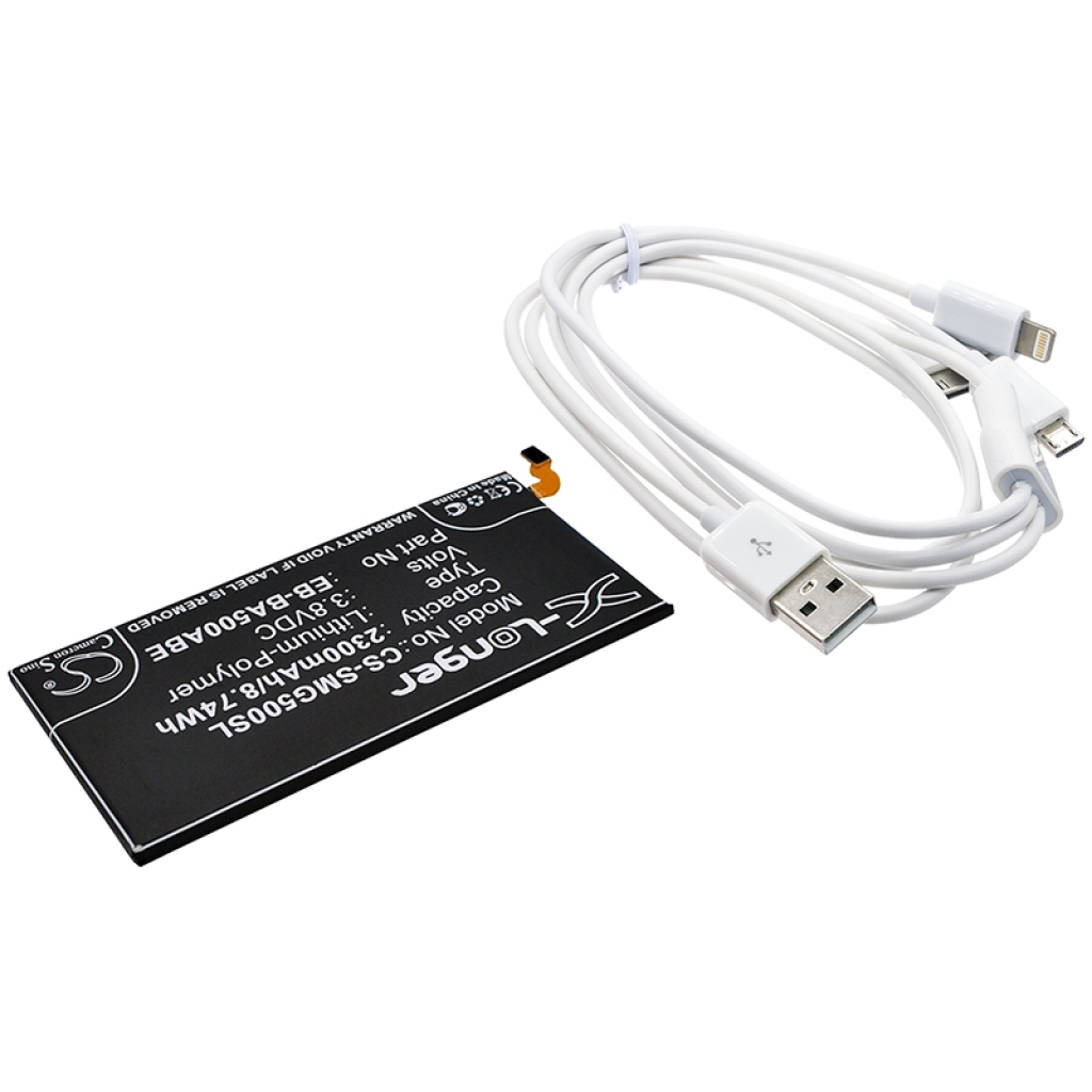 Kompatibilis helyettesítője Samsung EB-BA500ABE