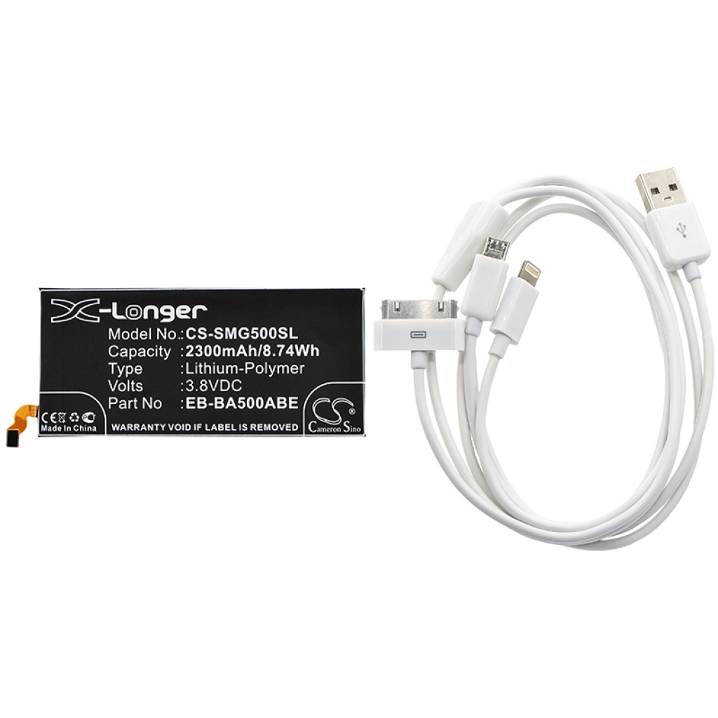 Kompatibilis helyettesítője Samsung EB-BA500ABE