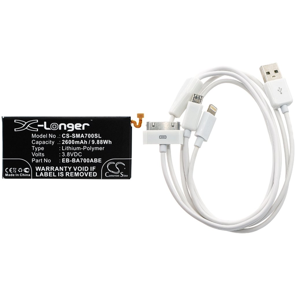 Kompatibilis helyettesítője Samsung EB-BA700ABE