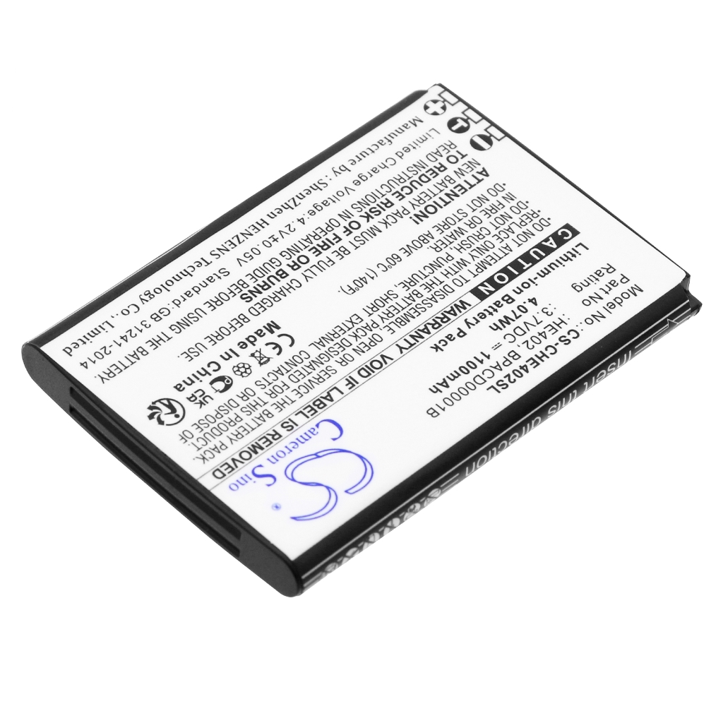 Kompatibilis akkumulátor csere CINGULAR BPACD00001B,HE402