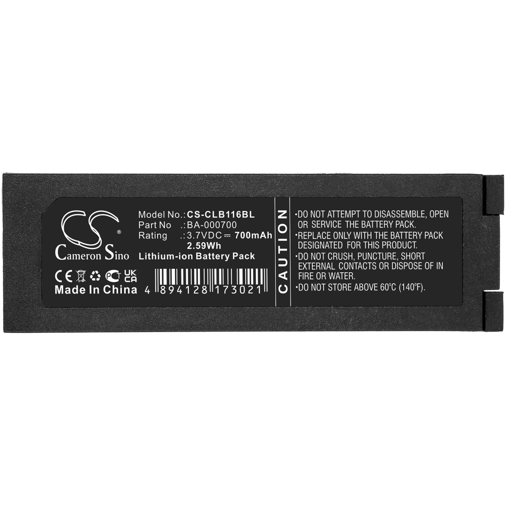 Akkumulátorok Szkenner akkumulátorok CS-CLB116BL