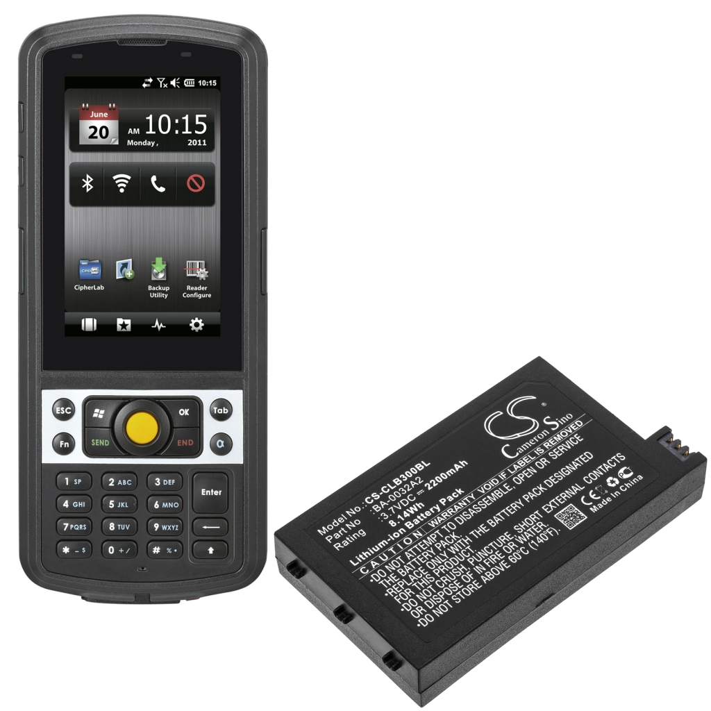 Akkumulátorok Szkenner akkumulátorok CS-CLB300BL